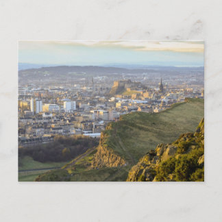 Edinburgh vista from Calton Hill Postcard