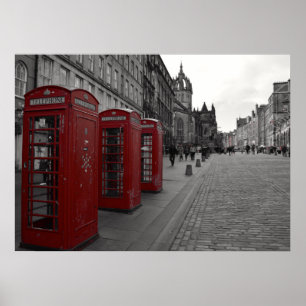Edinburgh's Royal Mile. Poster