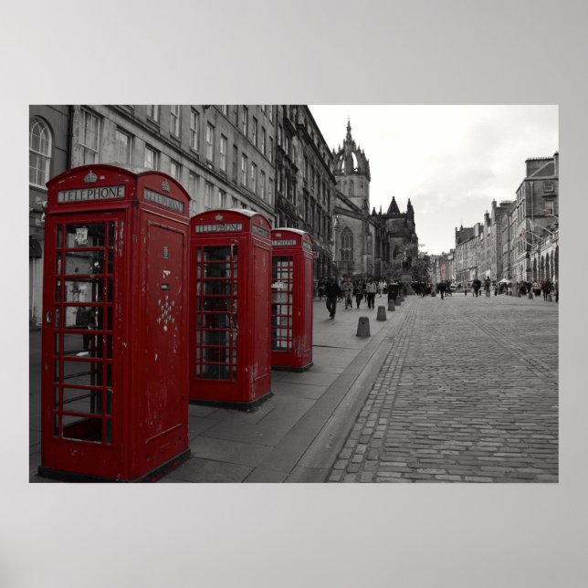 Edinburgh's Royal Mile. Poster (Front)