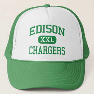 Edison - Chargers - High - Huntington Beach Trucker Hat