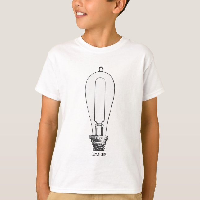 Edison Lamp T-Shirt (Front)