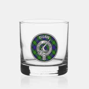 [EDIT] Clan Gunn Crest & Tartan Whiskey Glass