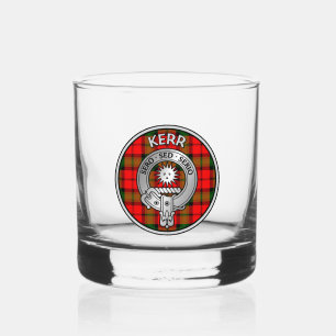 [EDIT] Clan Kerr Crest & Tartan Whiskey Glass