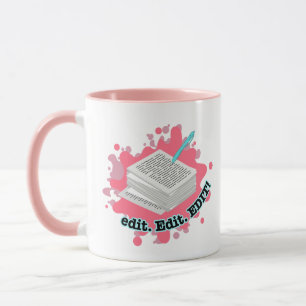edit. Edit. EDIT! - Double Handed Mug