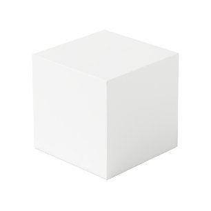 Edit logo photo text black and white cube