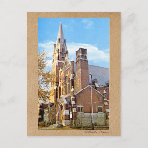 Editable 1970s Church Photo Vintage  Postcard