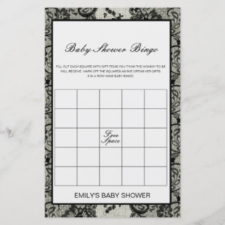 Editable Baby Bingo Baby Shower Game PRINTED