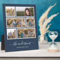 Editable Background Colour Six Photo Collage Scrip