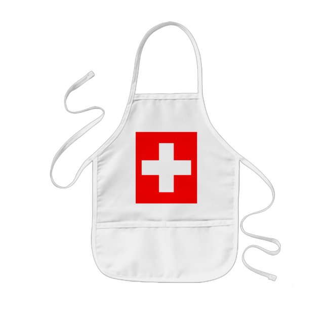 Editable background Colour, The Flag of Kids Apron (Front)