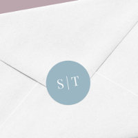 Editable Background Colour Wedding Monogram