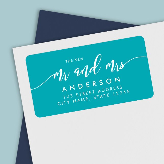 Editable Background Relax Script The New Mr & Mrs Label (Creator Uploaded)