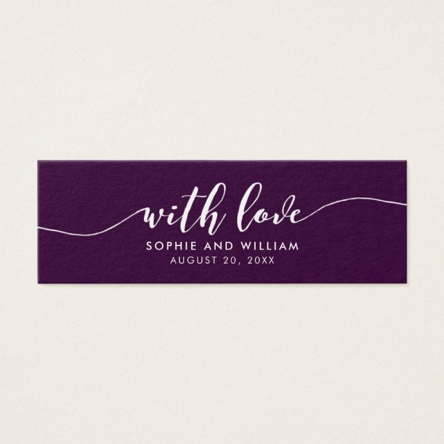Editable Background Wedding With Love (Front)