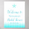 Editable Beach Party Welcome Sign 8x10