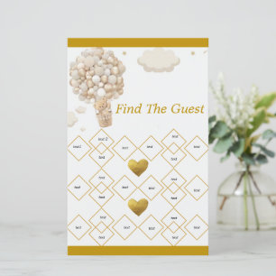 Editable Bear Balloons Baby Shower Invitation, 