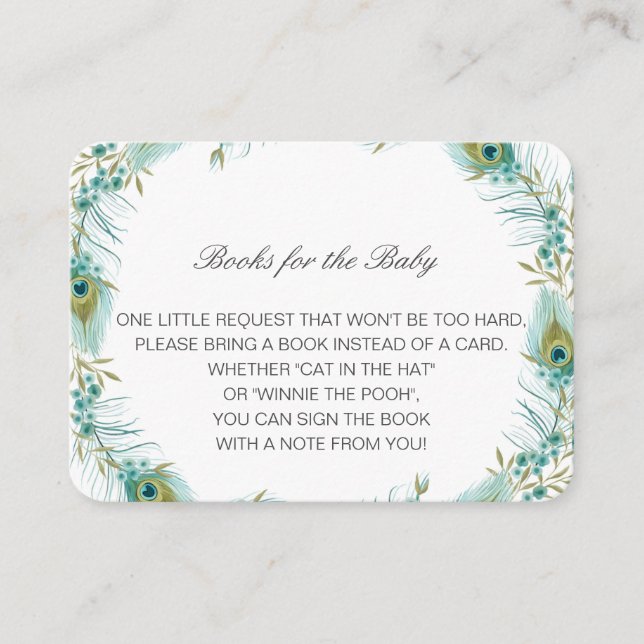 Editable Books for the Baby Insert Card (Front)