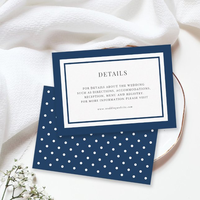 Editable Border Colour Wedding Details Enclosure Card (Creator Uploaded)