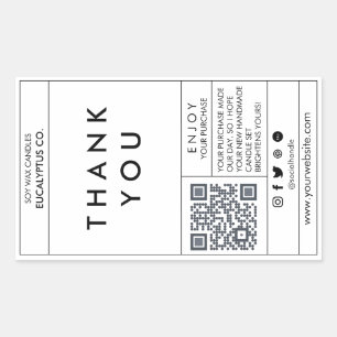 Editable Box Seal Label Box Sticker Template