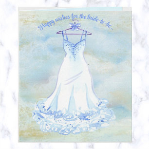 Editable Bride to Be Bridal Shower Greeting Card