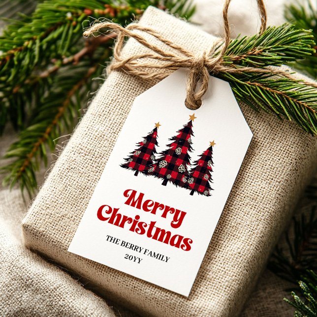 Editable buffalo tree gift tag red green holiday (Editable buffalo tree gift tag red green holiday

)