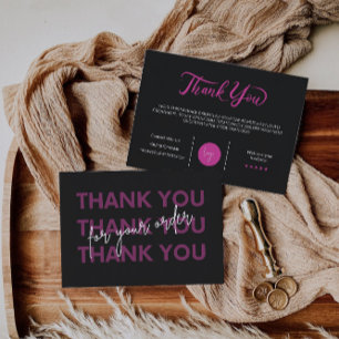 Editable Business Thank You Card