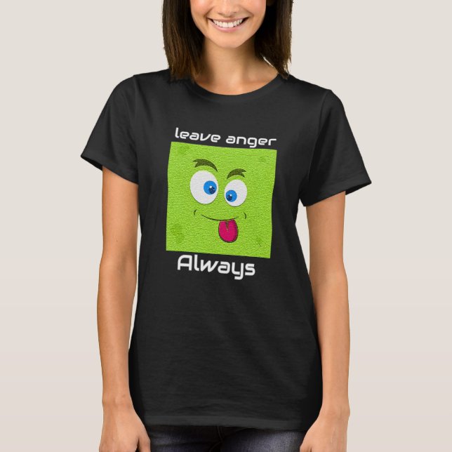 Editable cartoon Face Expression  T-Shirt (Front)