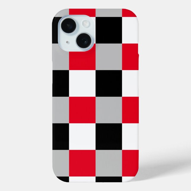 Editable chequerboard pattern Case-Mate iPhone case (Back)