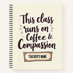 Editable Classroom with Teacher’s Name Notebook
