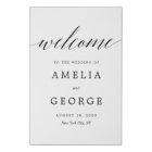 EDITABLE COLOR Welcome Sign Modern Script