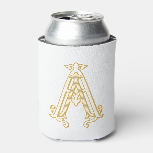 EDITABLE COLORS AA Monogram AA Logo Cosy  Can Cooler (Can Front)