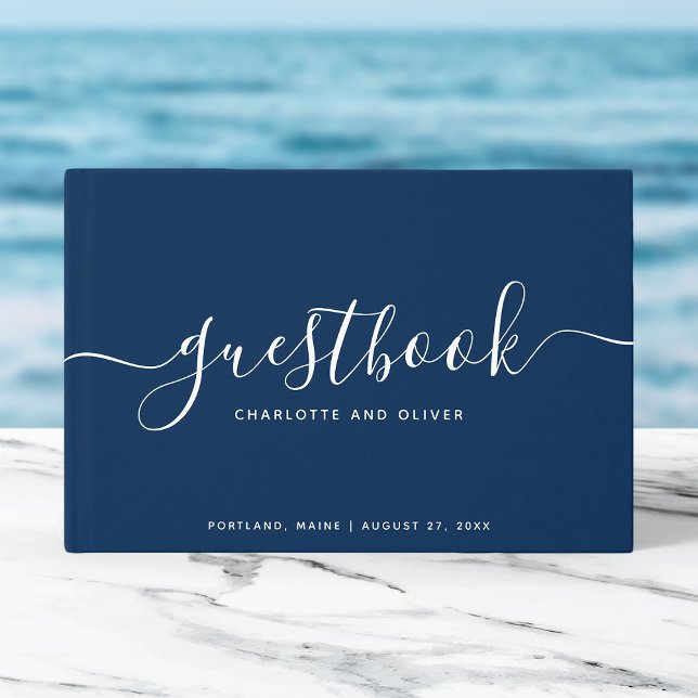 Editable Colour Calligraphy Script Event or Weddin Guest Book (Creator Uploaded)