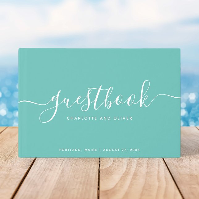 Editable Colour Calligraphy Script Event or Weddin Guest Book (Creator Uploaded)