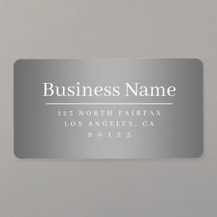 Editable Colour & Design Business Template Retur Label