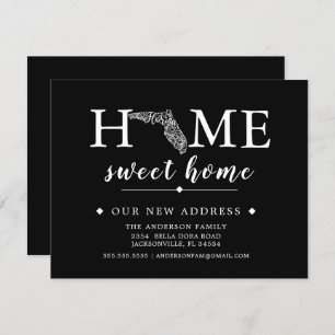 Editable Colour FLORIDA Moving Announcement