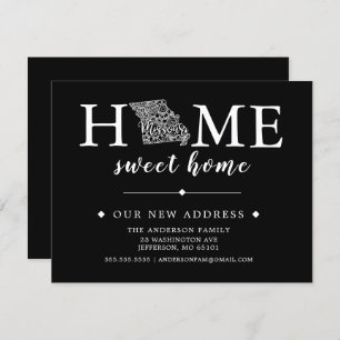 Editable Colour MISSOURI Moving Announcement