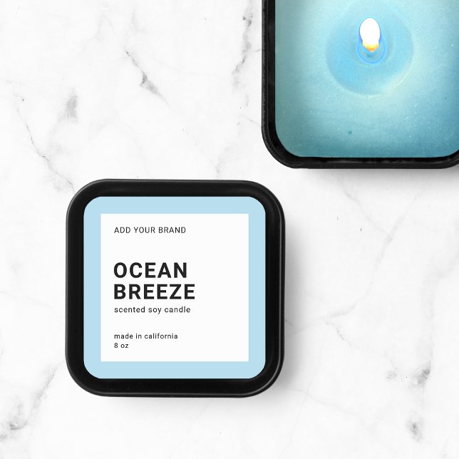 Editable Colour Modern Minimalist Product Label (Creator Uploaded)