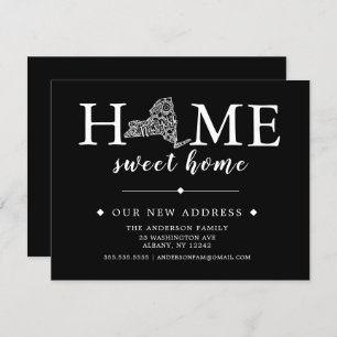 Editable Colour NEW YORK Moving Announcement