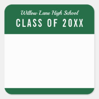 Editable Colour School Class Reunion Name