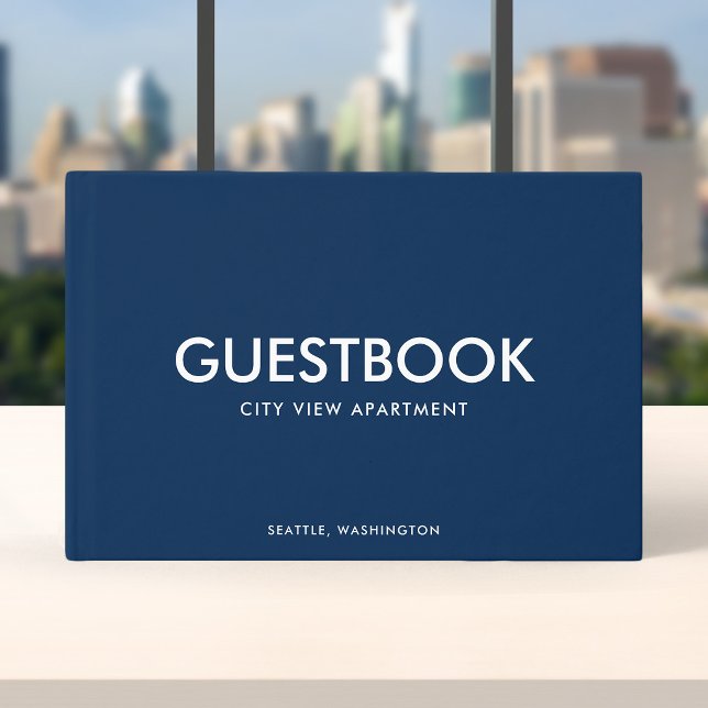 Editable Colour Stylish Sans Serif Modern Guest Book (Creator Uploaded)