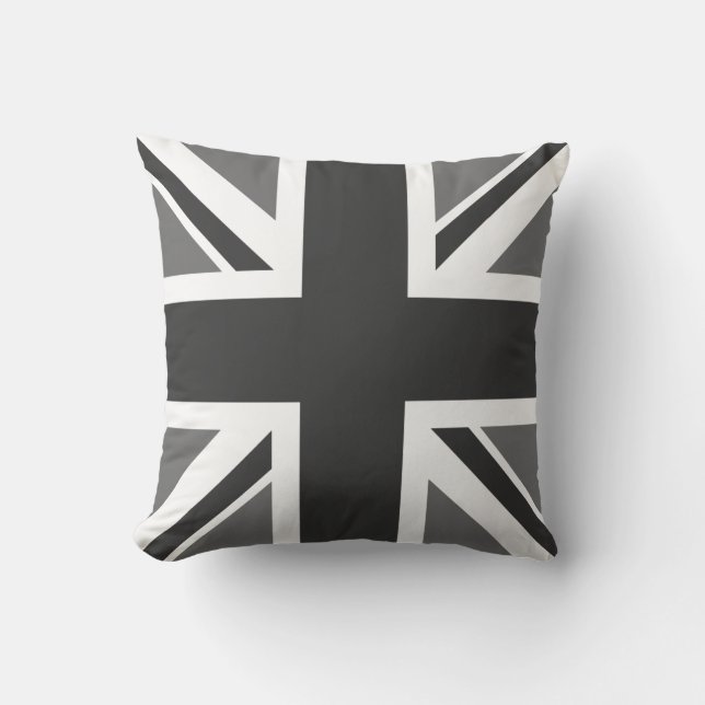 Editable Colour Union Jack Flag Cushion (Front)