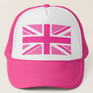 Editable Colour Union Jack Flag Trucker Hat