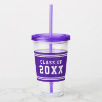 Editable Colour Varsity Graduating Class of Year