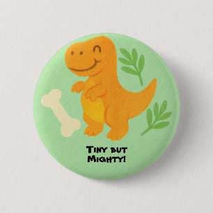 Editable Crayon Style – Dinosaur Roarsome 6 Cm Round Badge