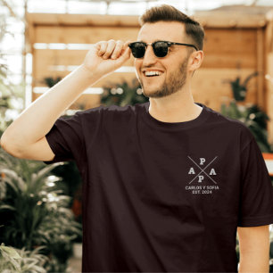 Editable Custom PAPA Gift T-Shirt