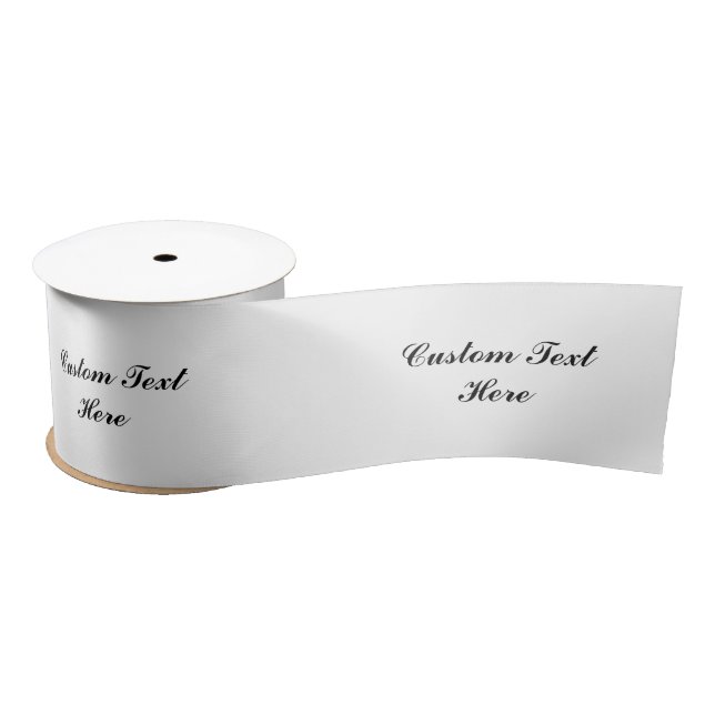 Editable Custom Text For Business Personal Satin Ribbon (Spool)
