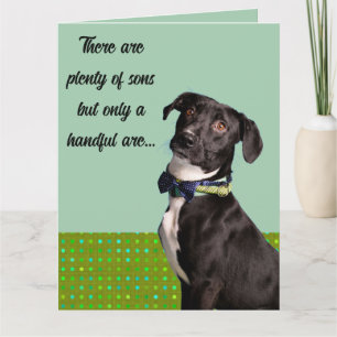 Editable Doggone Awesome Birthday Card