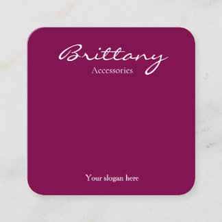 Editable earrings card