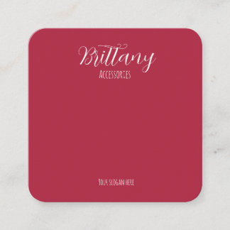 Editable earrings card