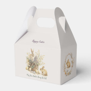 Editable Easter Bunny Favour Box