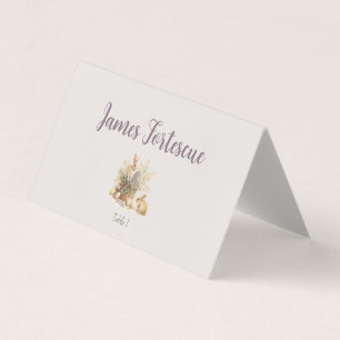 Editable Easter Bunny Place Card