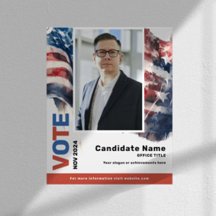 Editable Election Campaign Photo Flyer